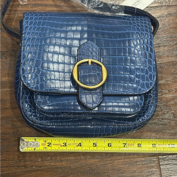 Banana Republic Blue & Gold Purse - Picture 13 of 15